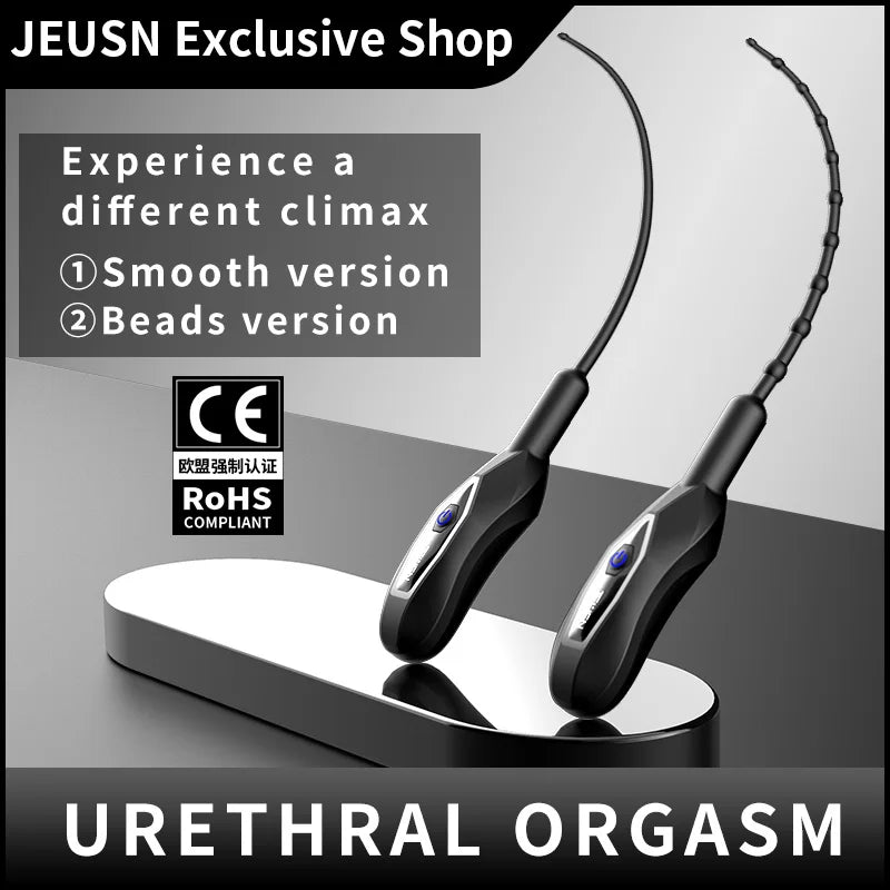 JEUSN Soft Silicone Urethral Vibrator