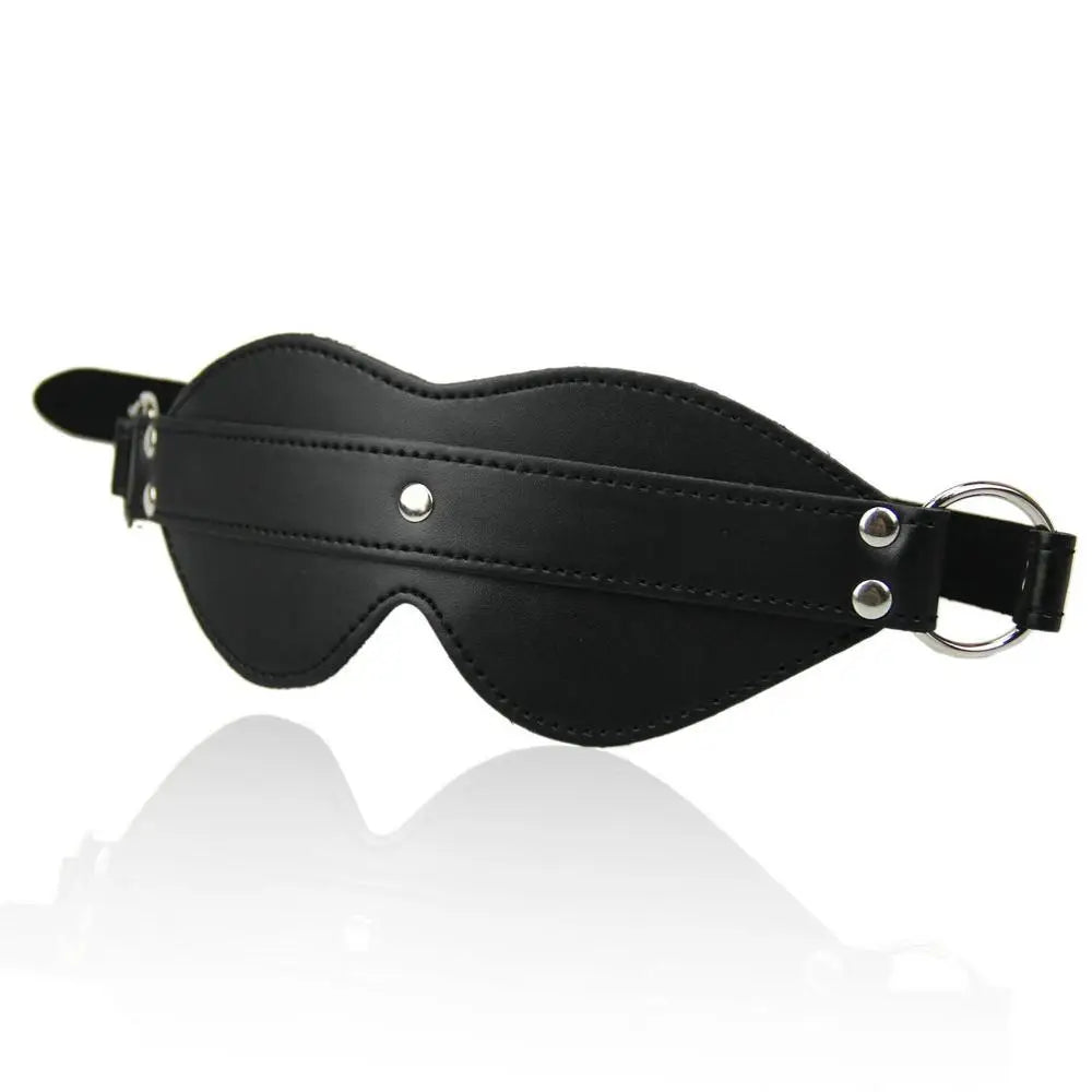 J Rue Synth Leather Blindfolds