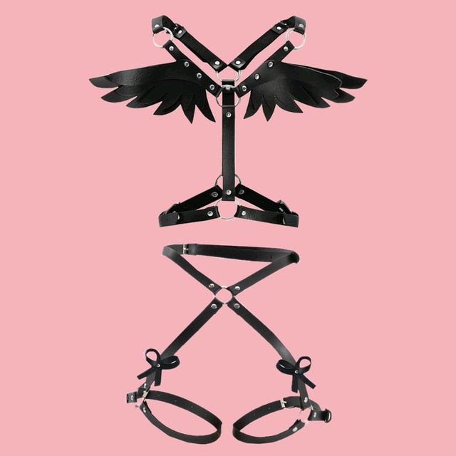 Broken Angel Sissy Harness - Garter - Twisted Jezebel