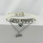 Personalized Rhinestone Puppy Collar