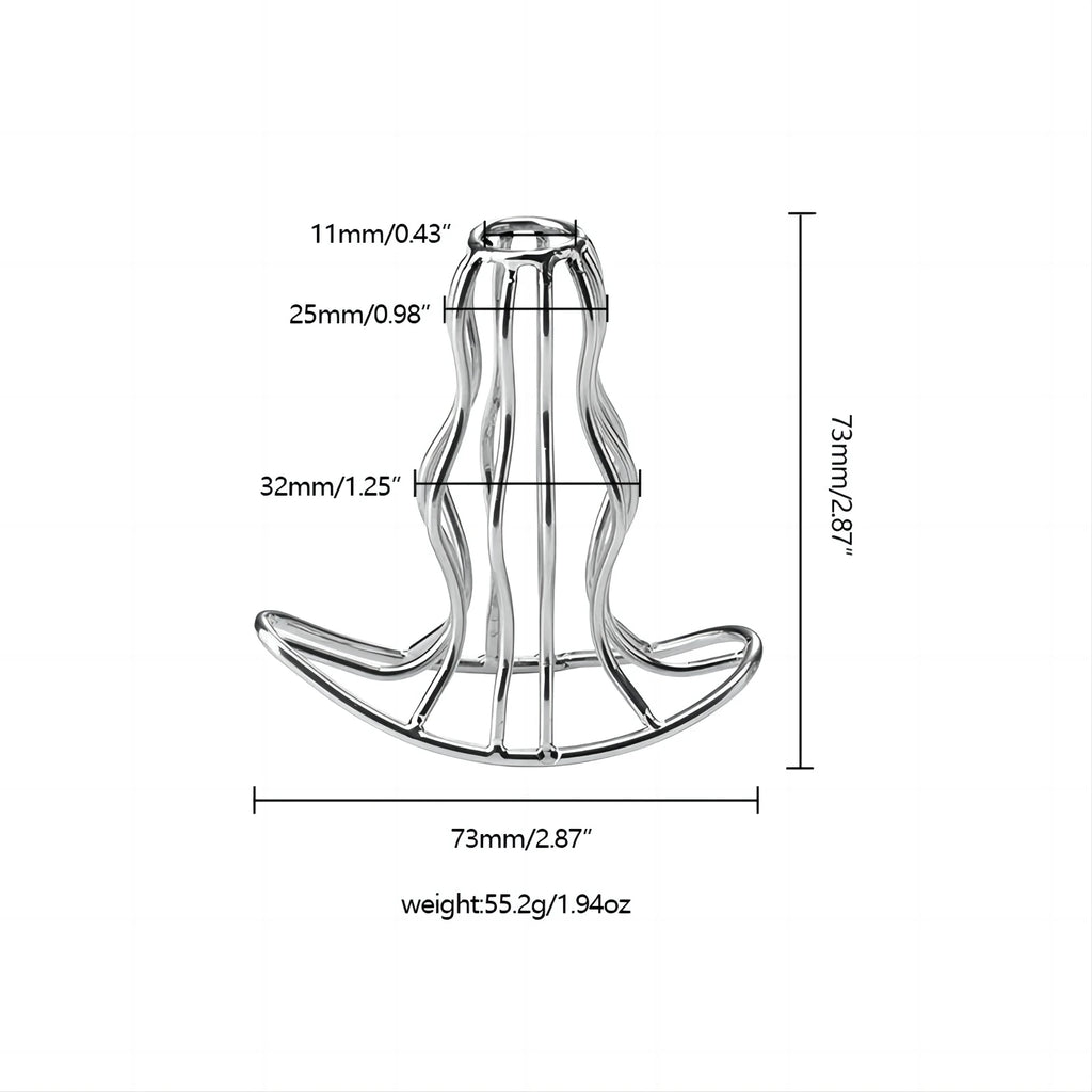 Stainless Steel Hole Stretcher - Anal Toy - Twisted Jezebel