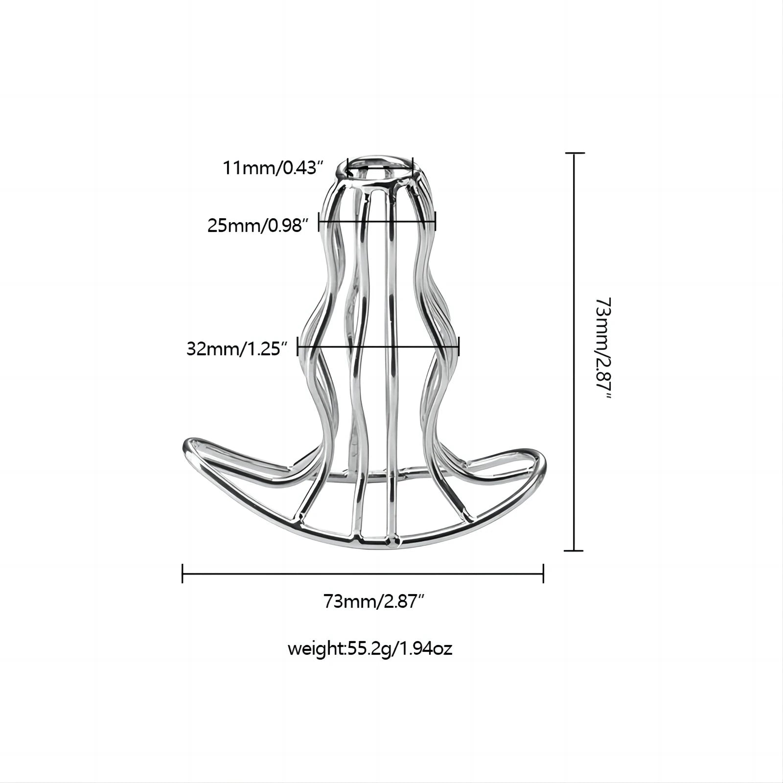 Stainless Steel Hole Stretcher - Anal Toy - Twisted Jezebel