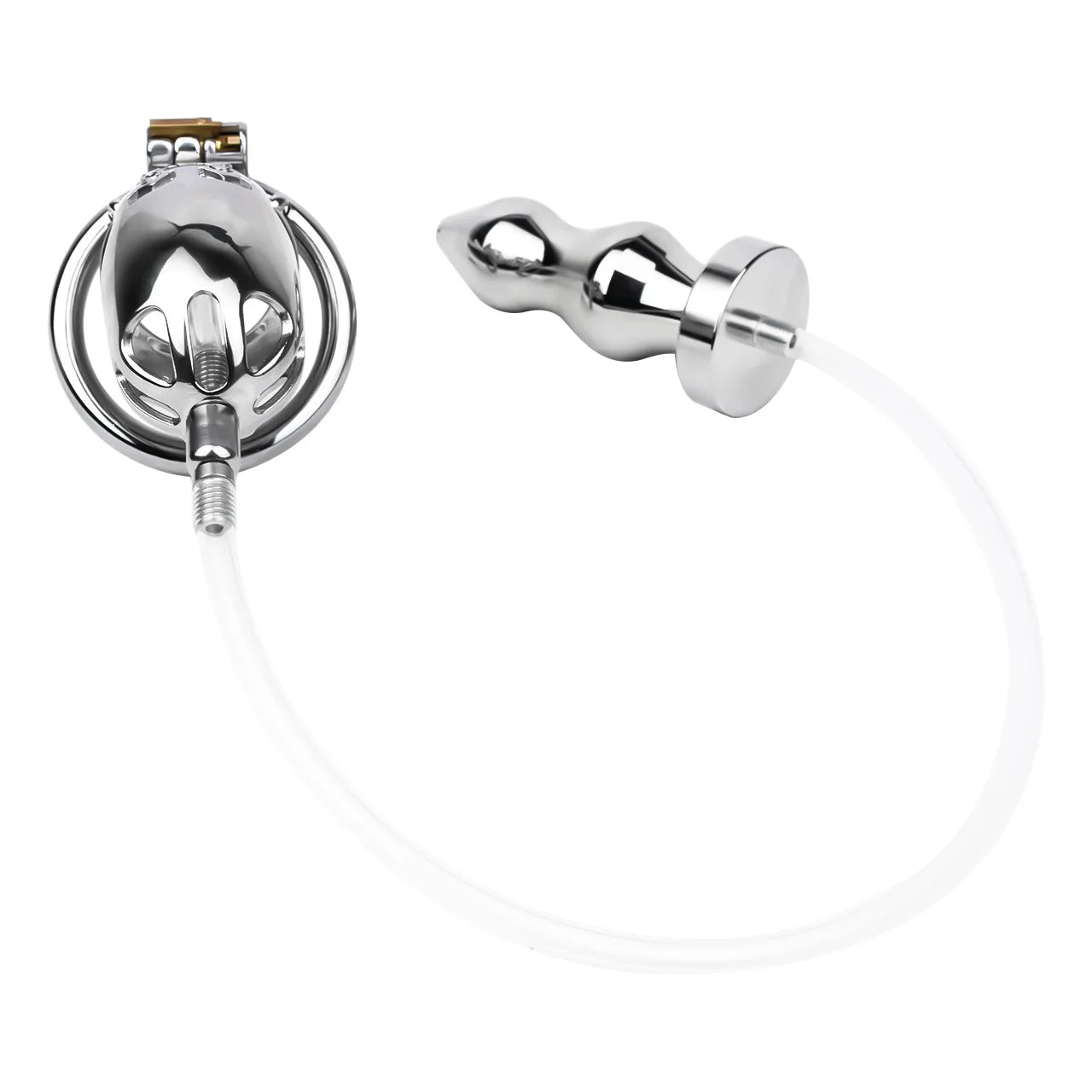 Watersports Enema Chastity Cage