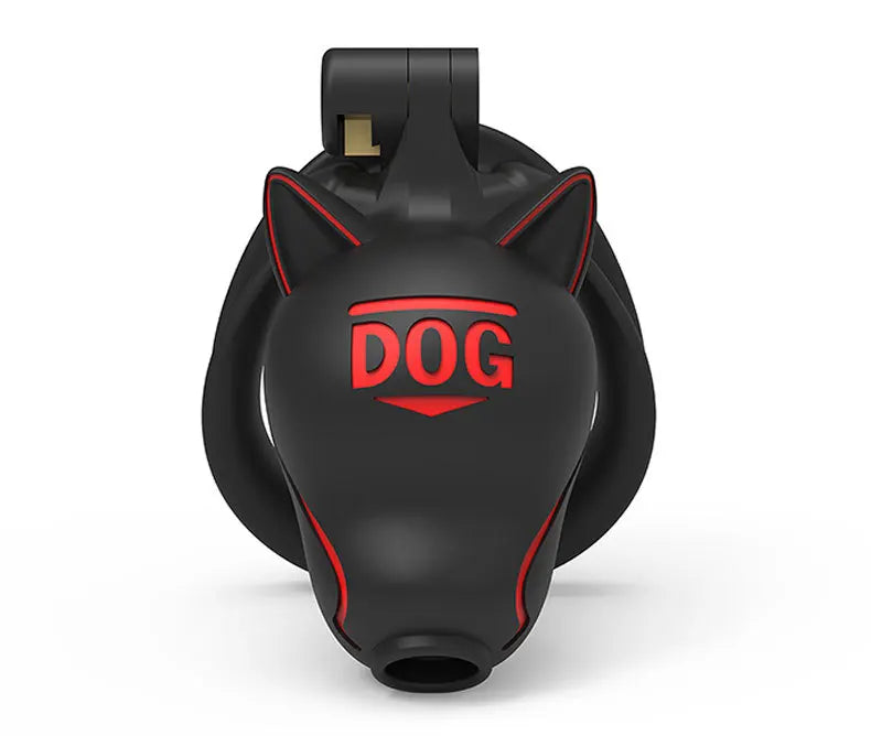 Locked Dog Pup Chastity Cage
