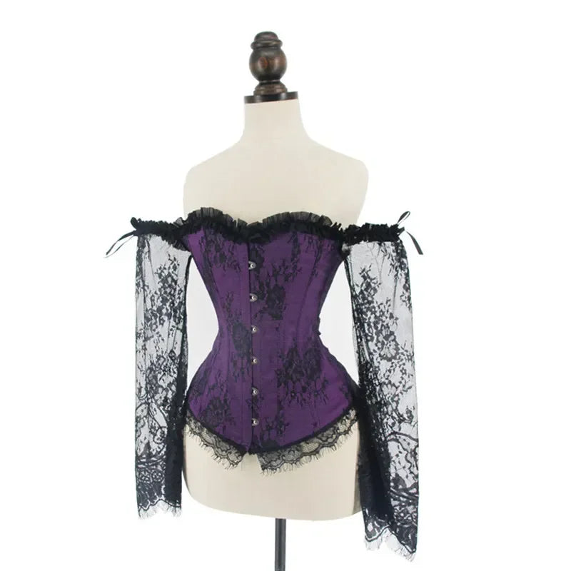 Burlesque Bustier - Corset - Twisted Jezebel