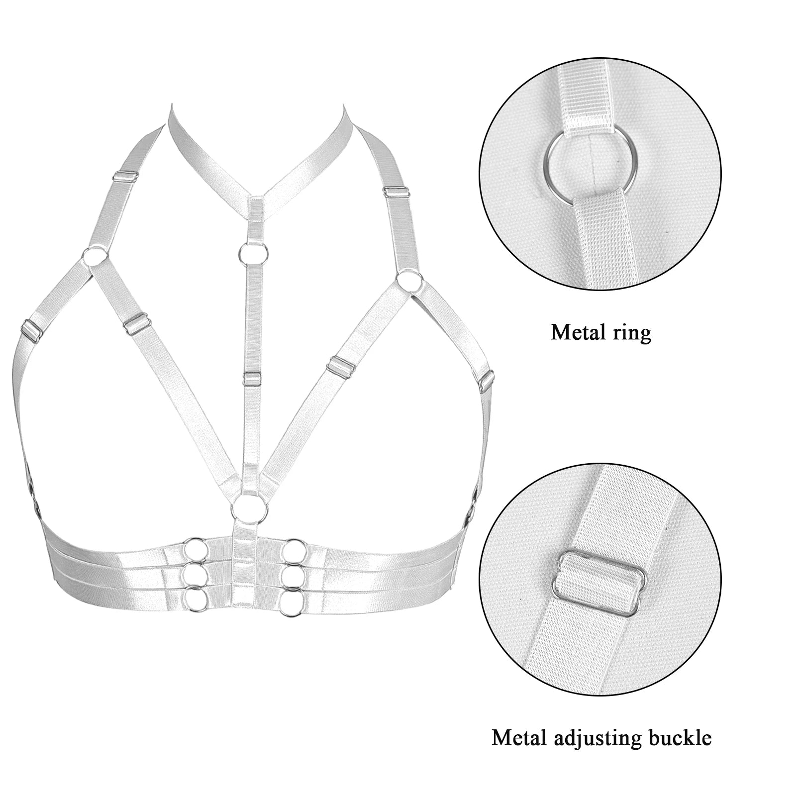 NUVO 5-Strap Sissy Harness - Lingerie - Twisted Jezebel