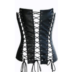 SteamSissy Synth Leather Lace-up Corset