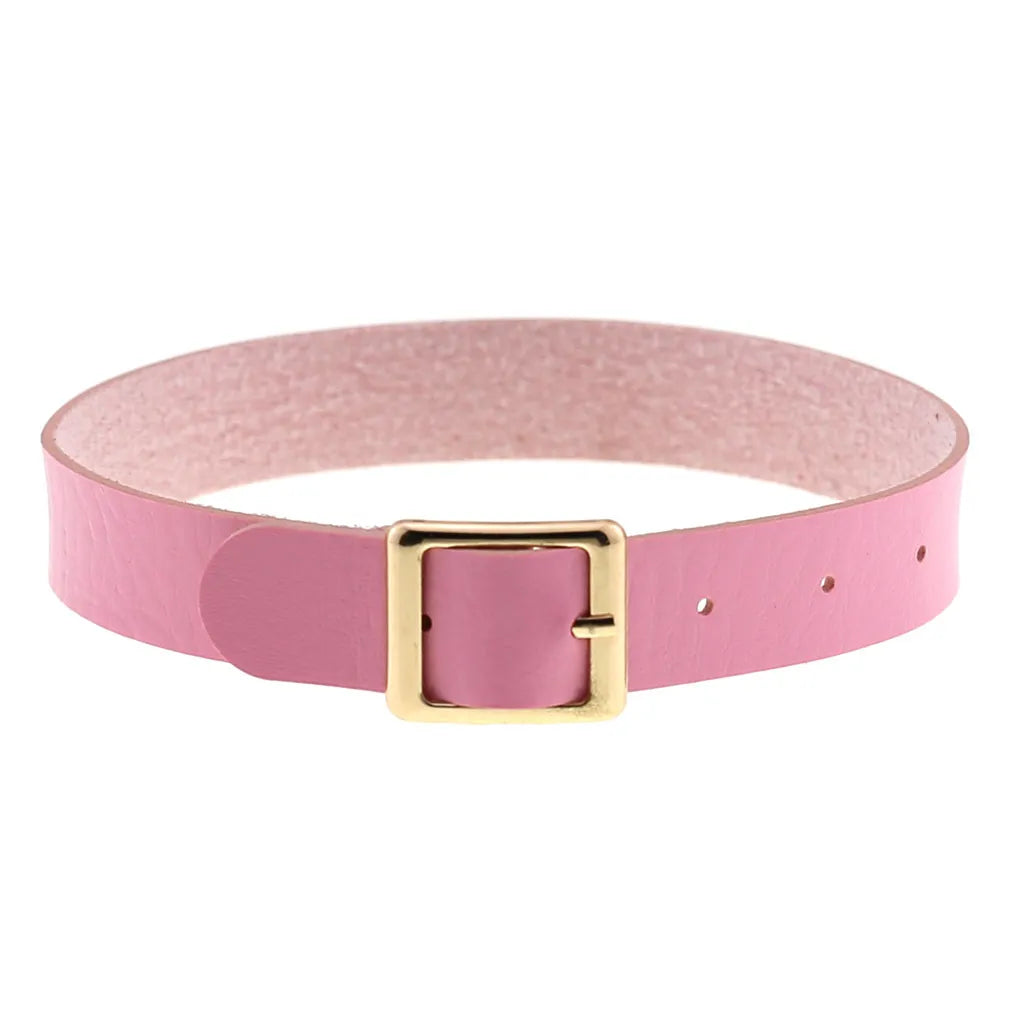 DEZI Choke Collars, Pink Sissy - Collars - Twisted Jezebel