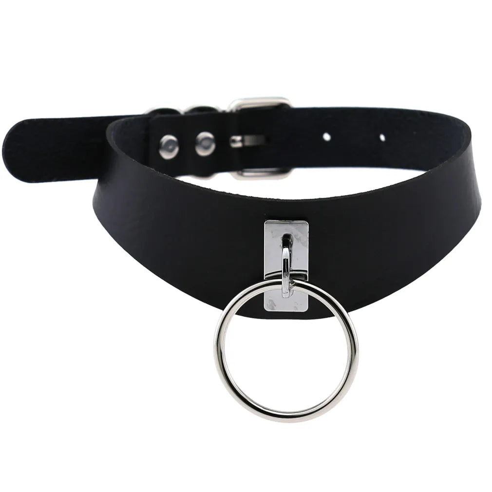 DEZI Choker Collars, Black - Collars - Twisted Jezebel