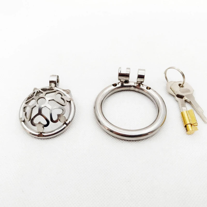 Steel Hearts Chastity Cage
