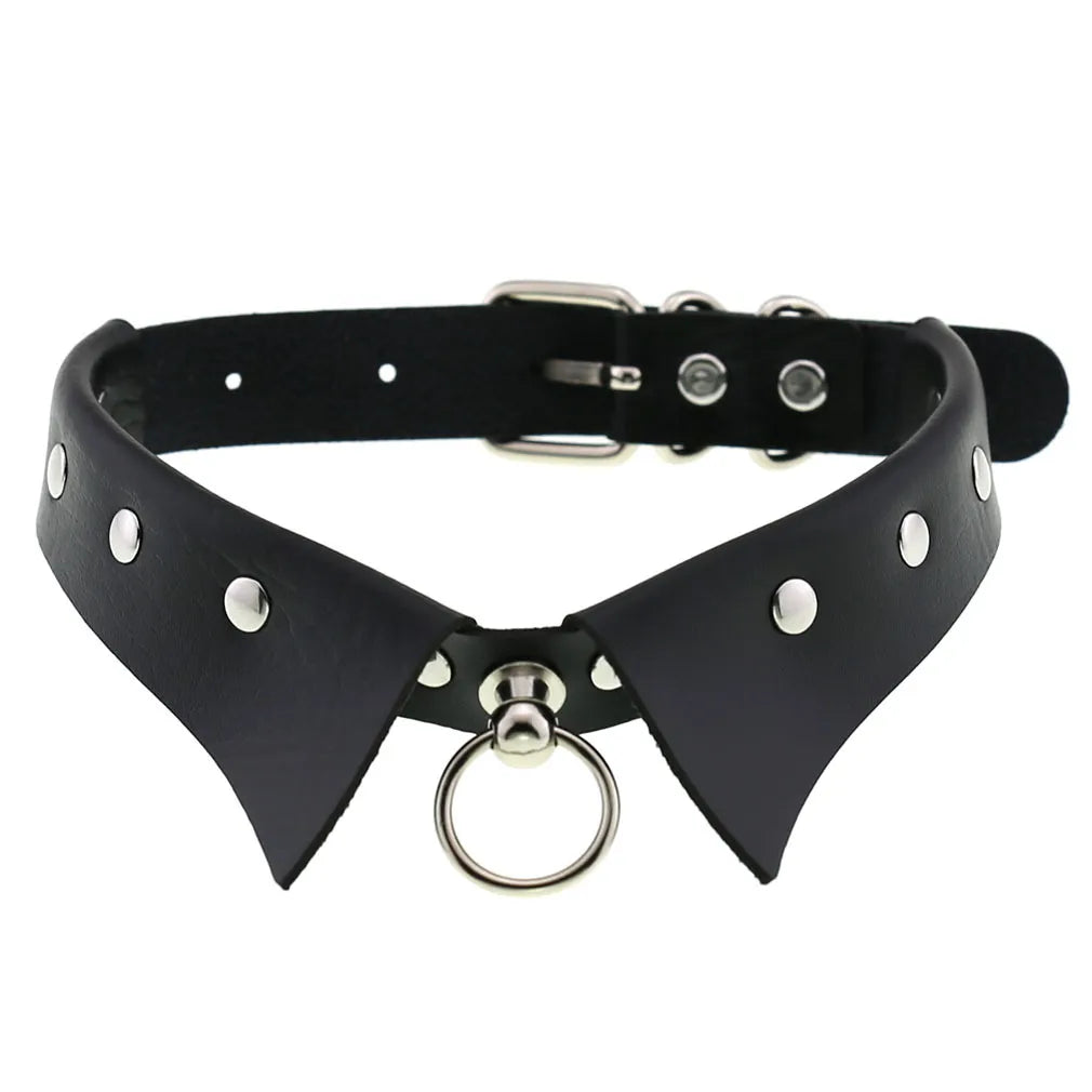 DEZI Choker Collars, Black - Collars - Twisted Jezebel