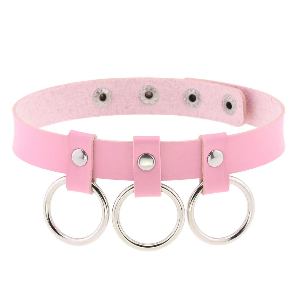 DEZI Choke Collars, Pink Sissy - Collars - Twisted Jezebel