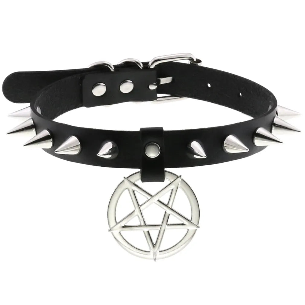 DEZI Choker Collars, Black - Collars - Twisted Jezebel