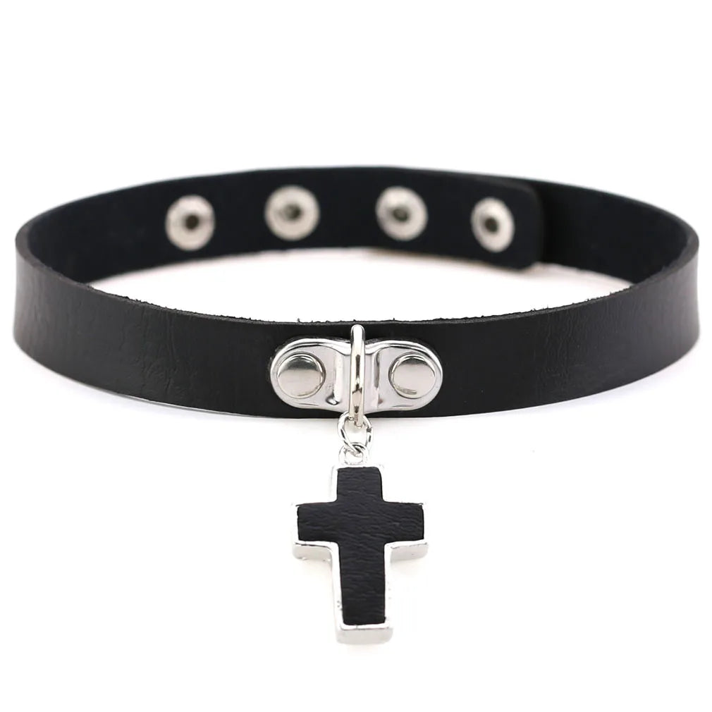 Dark Heart Chokers - Collars - Twisted Jezebel