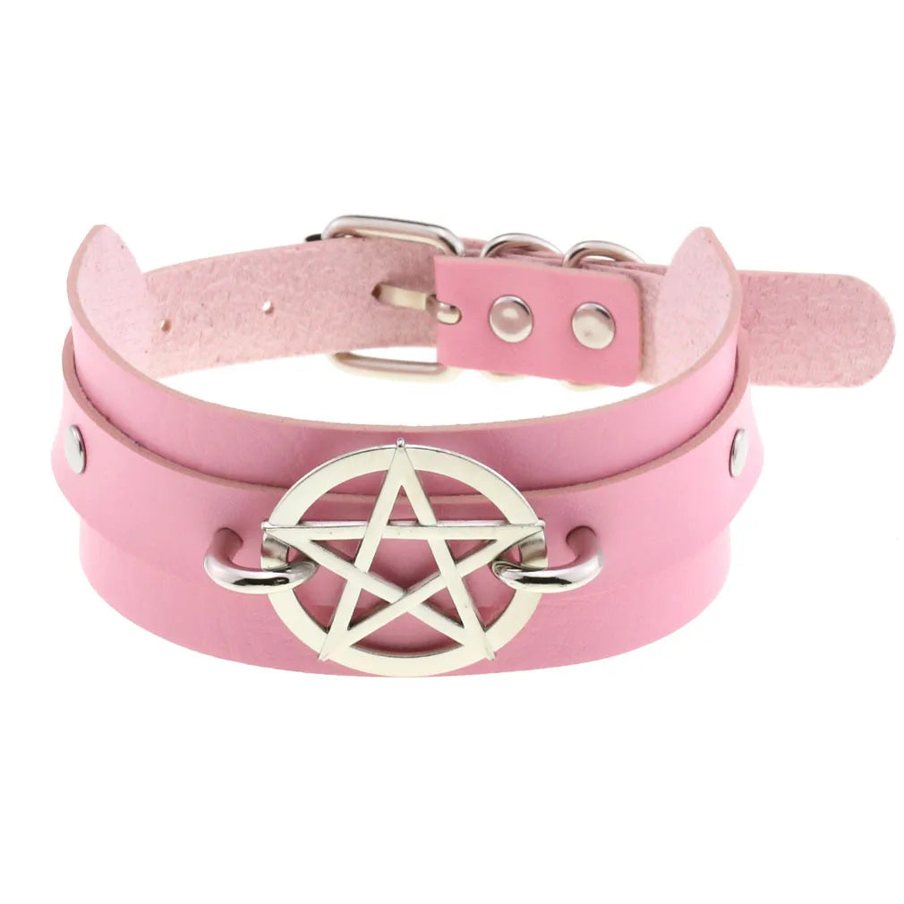 DEZI Choke Collars, Pink Sissy - Collars - Twisted Jezebel