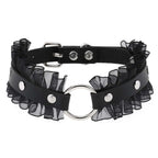 DEZI Choker Collars, Black - Collars - Twisted Jezebel