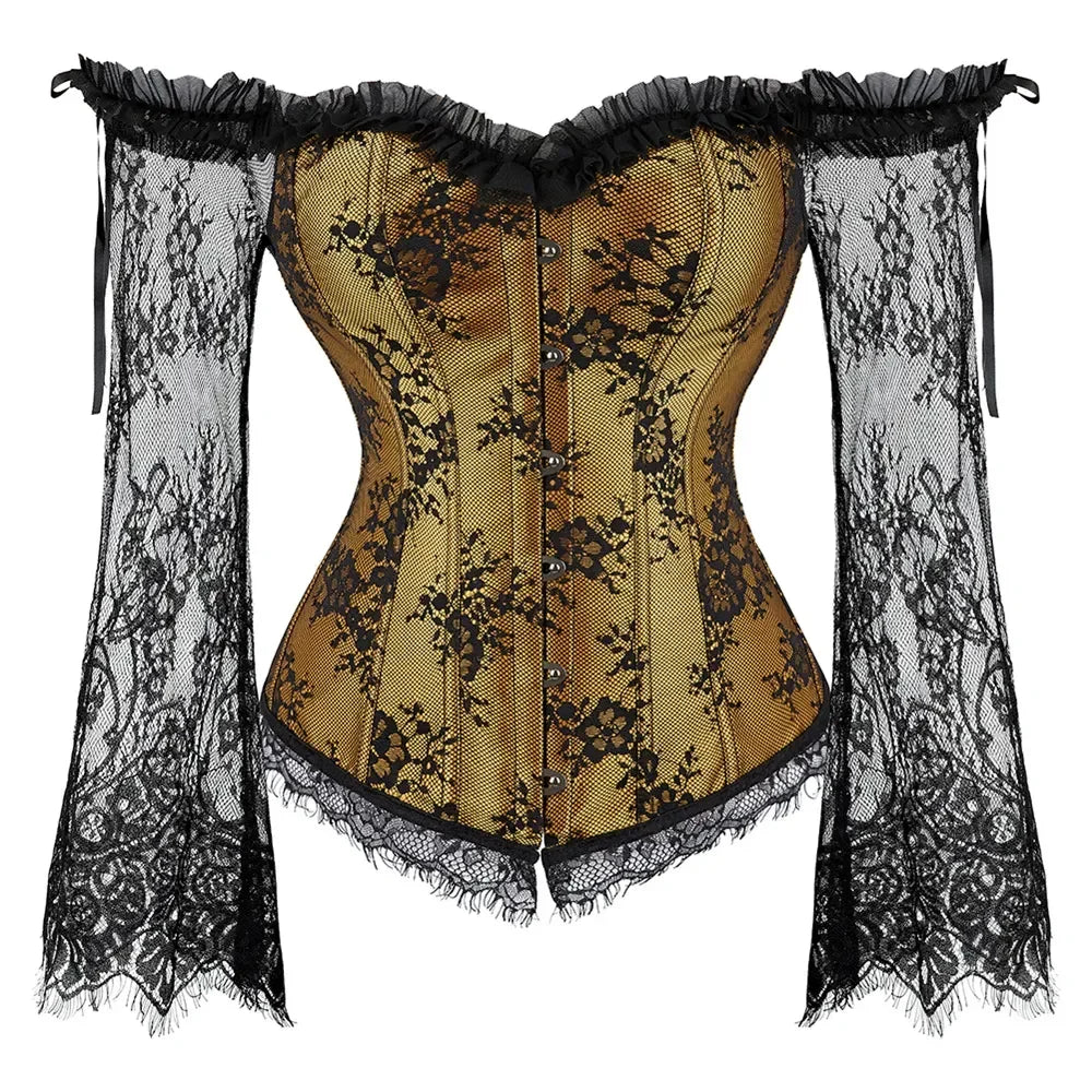 Burlesque Bustier - Corset - Twisted Jezebel