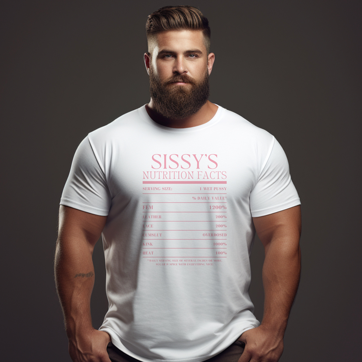 Sissy's Nutrition Facts Tee