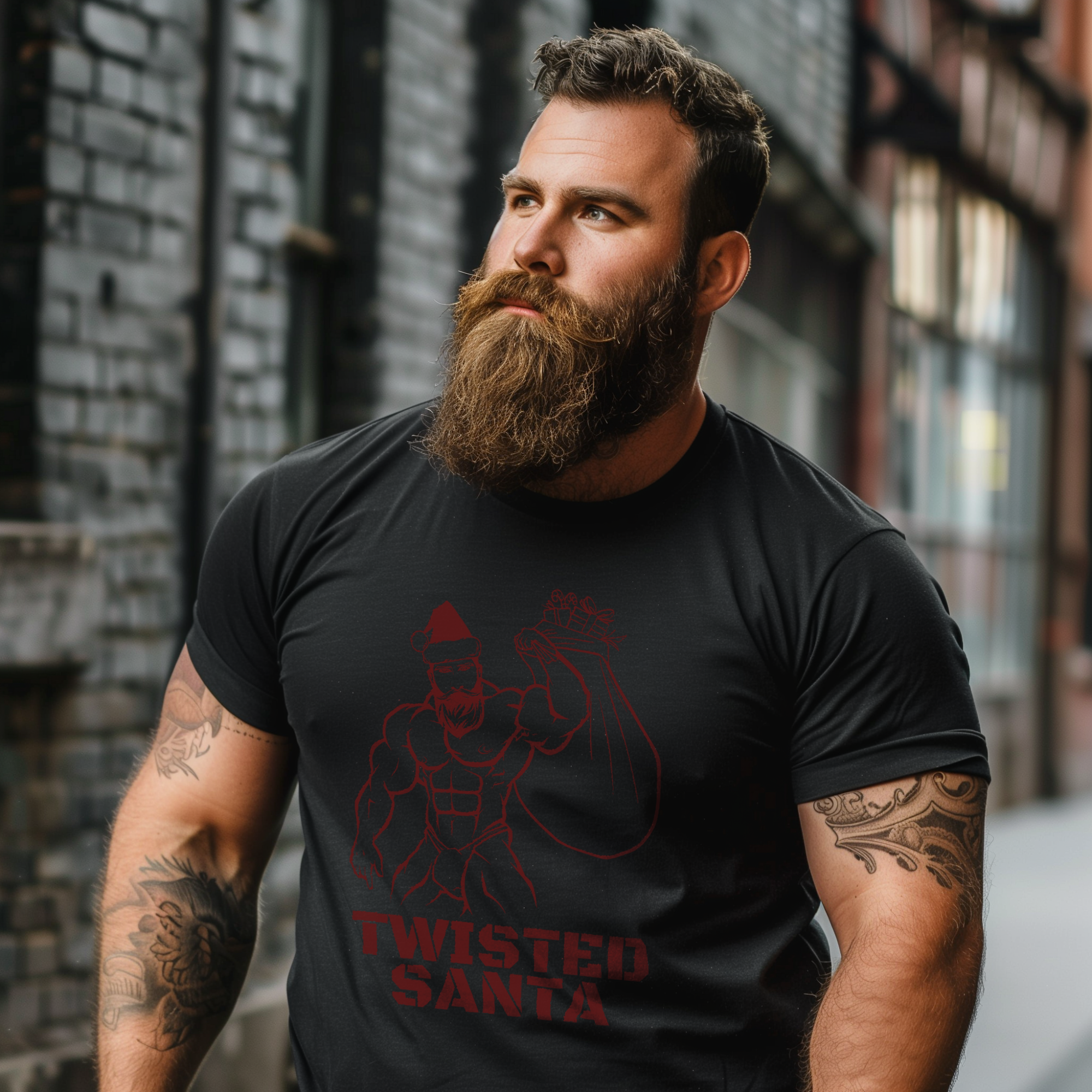 Twisted Santa Tee