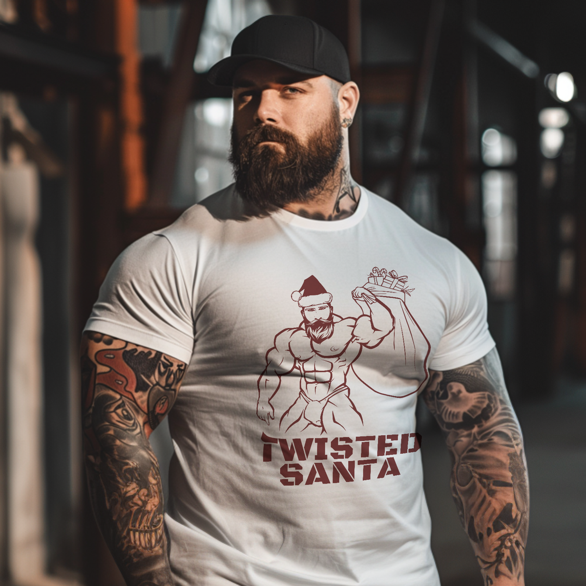 Twisted Santa Tee