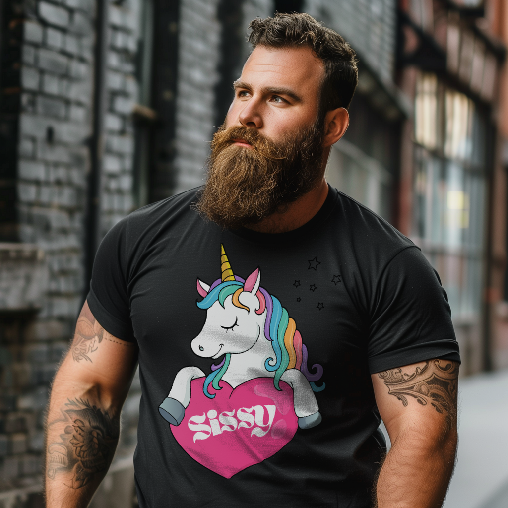 Unicorn Sissy Boy Tee - Tee - Twisted Jezebel