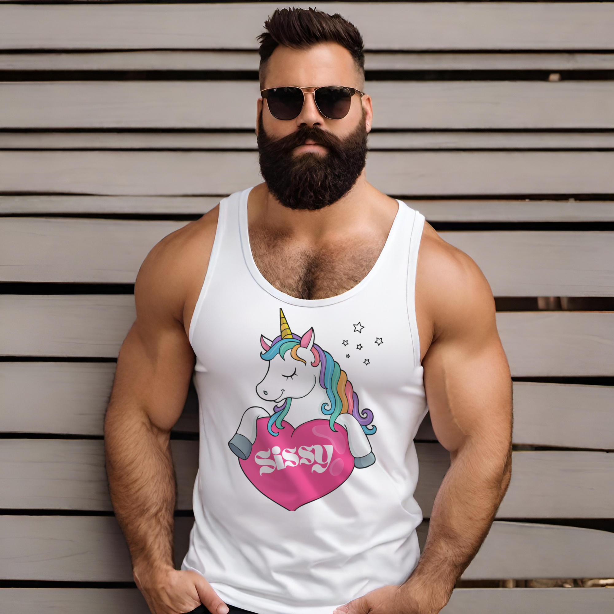 Unicorn Sissy Tank