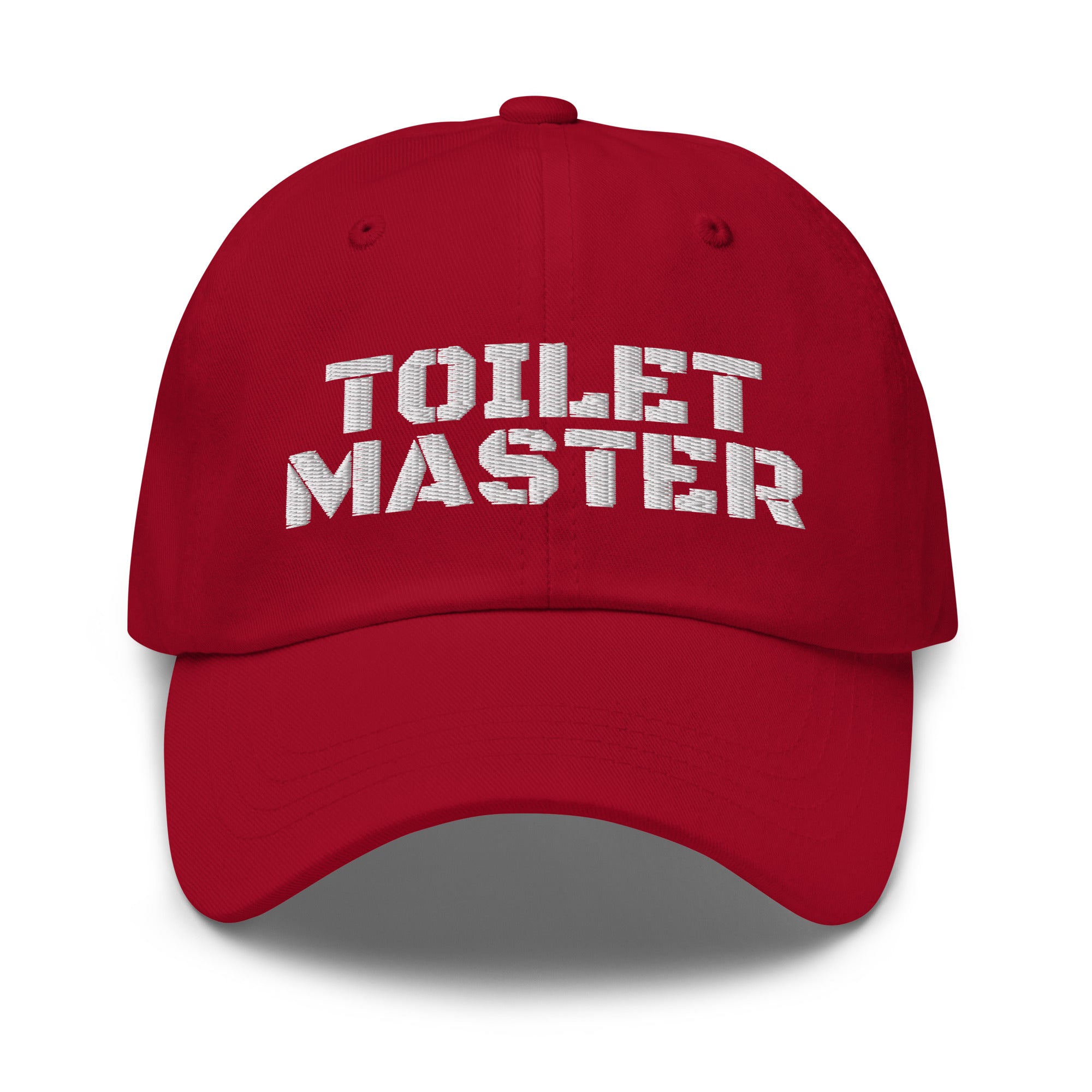 Toilet Master Embroidered Cap