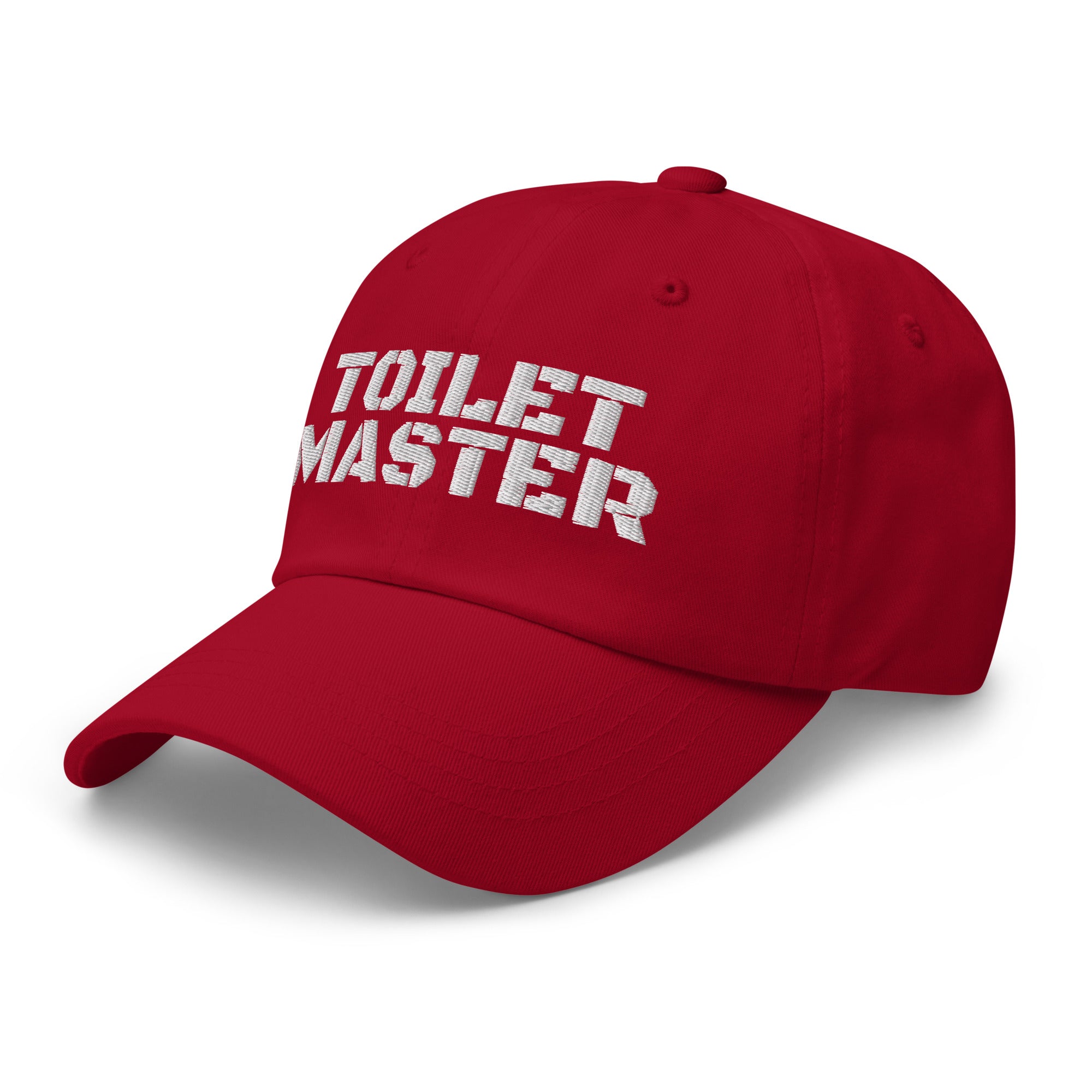 Toilet Master Embroidered Cap