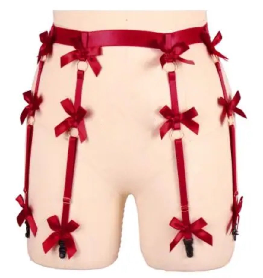 NUVO Elastic Bowtie Garter - Garter - Twisted Jezebel