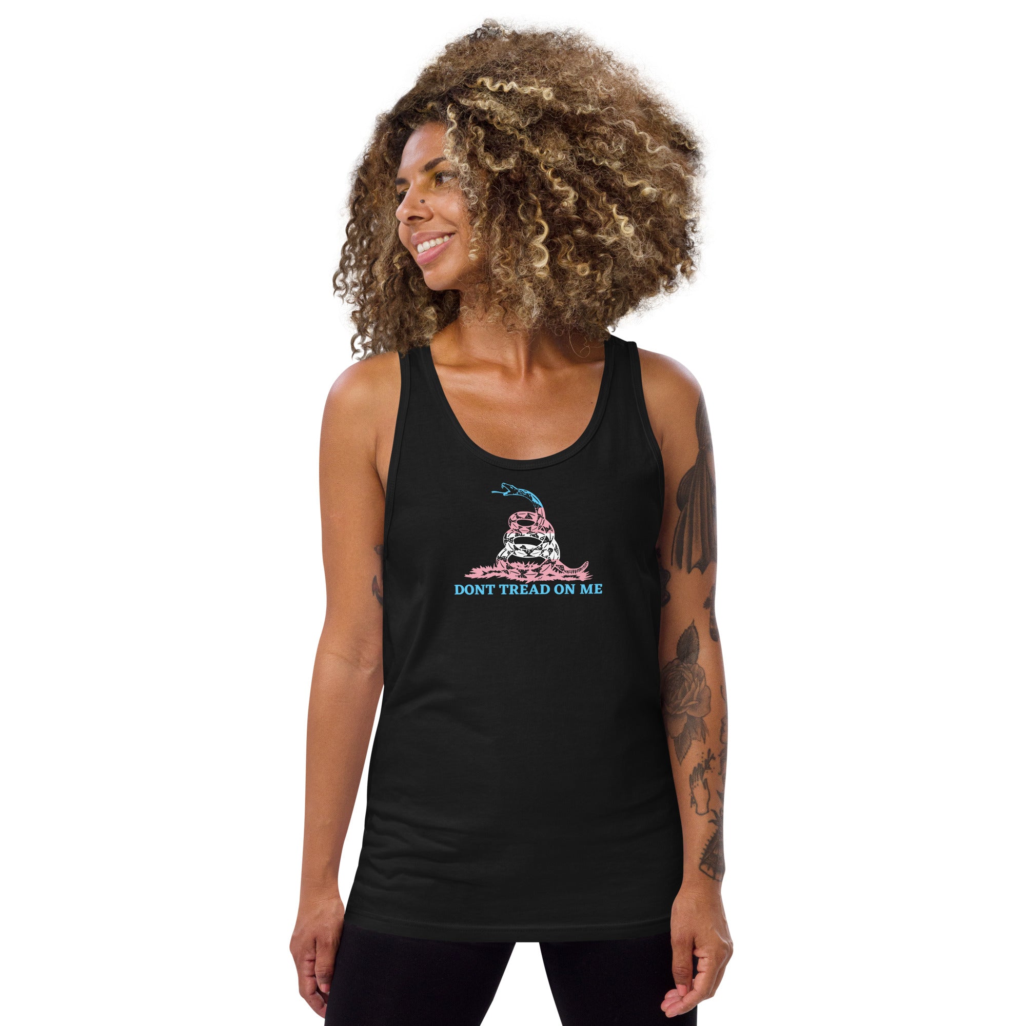 Don't Tread on Me Trans Edition Tank - Tank - Twisted Jezebel
