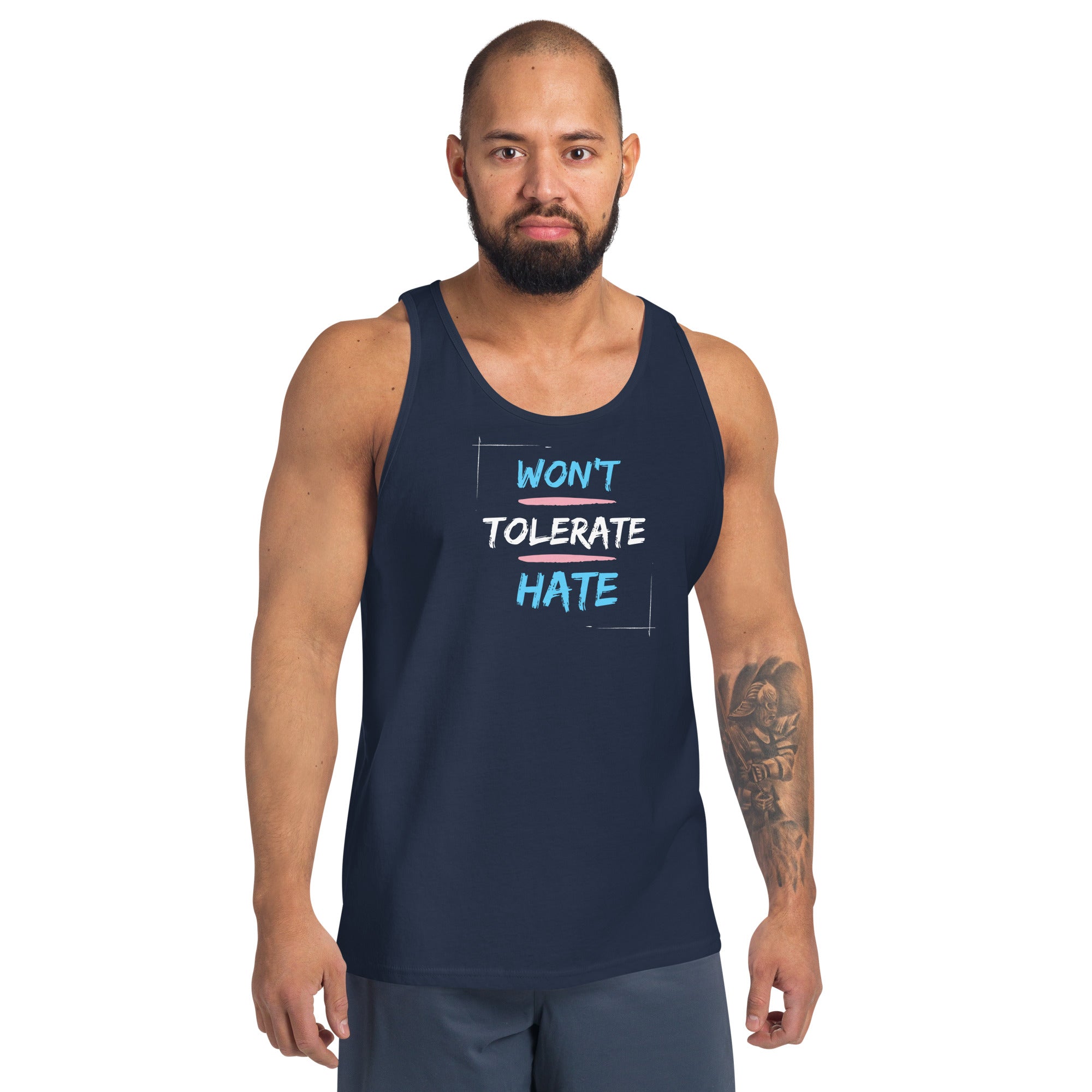 Won't Tolerate Hate Tank Trans - Tank - Twisted Jezebel