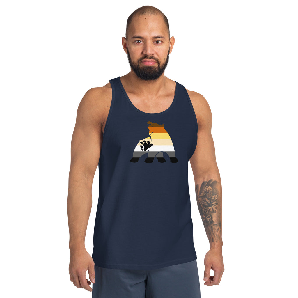 Bear Brotherhood Flag Silhouette Tank - Tank - Twisted Jezebel