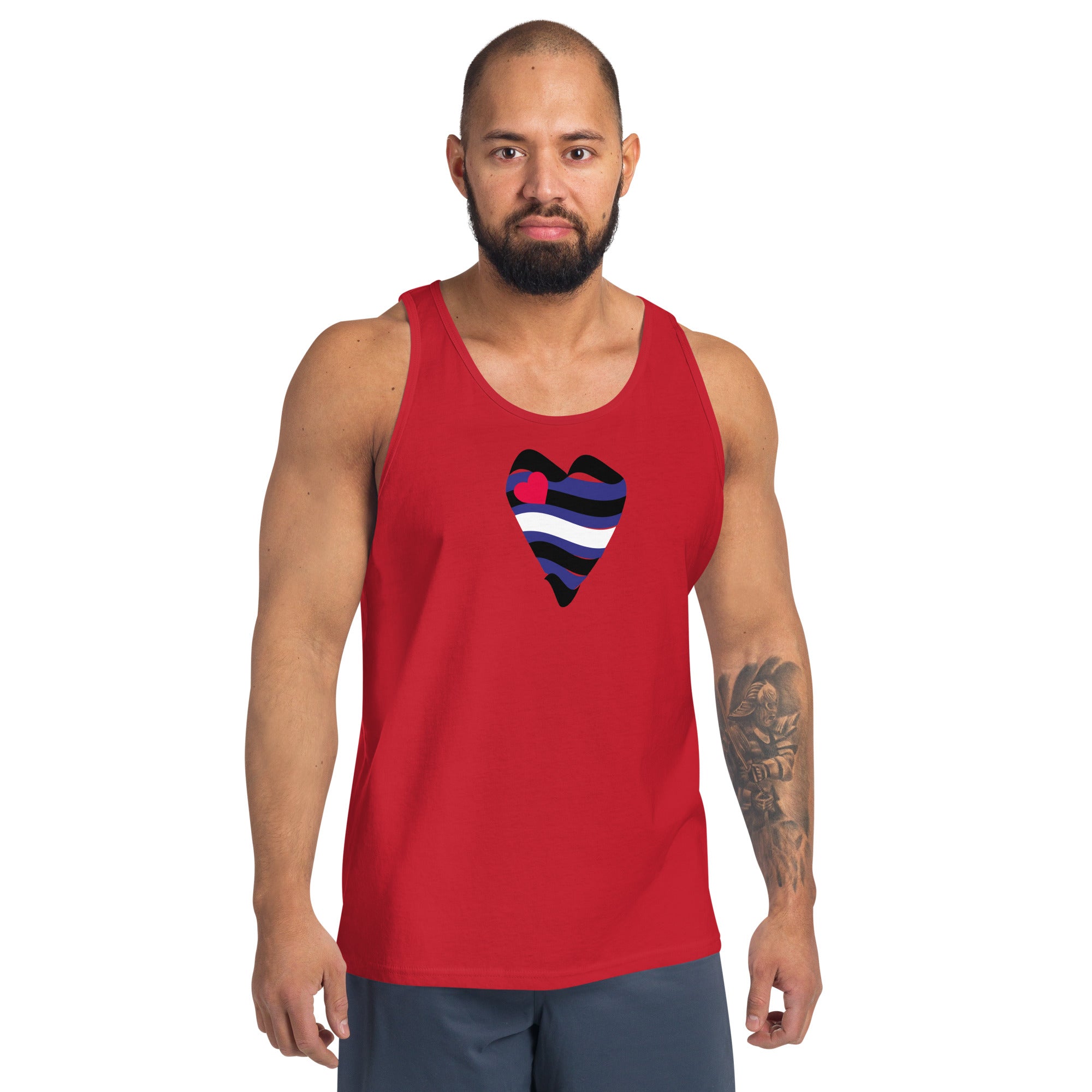 Leather Heart Tank - Tank - Twisted Jezebel