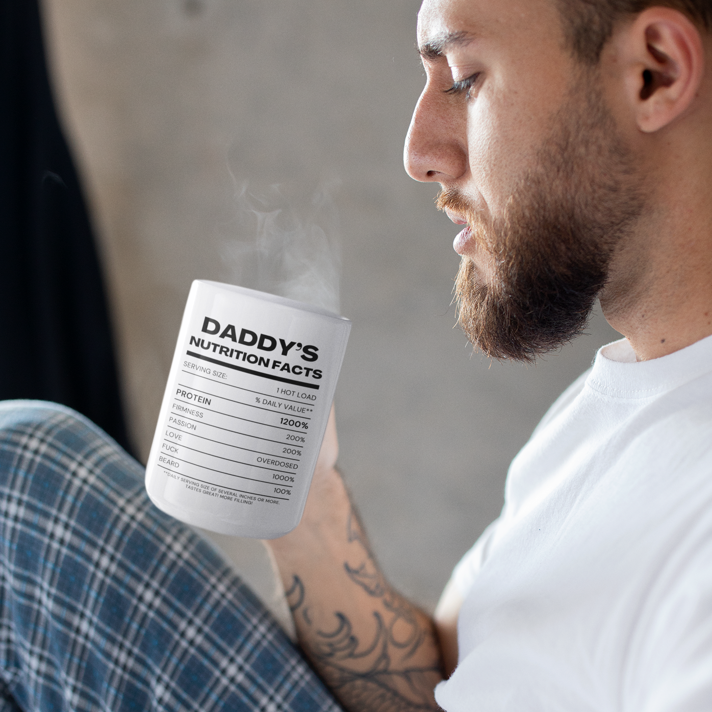 Daddy's Nutrition Facts Mug - mug - Twisted Jezebel