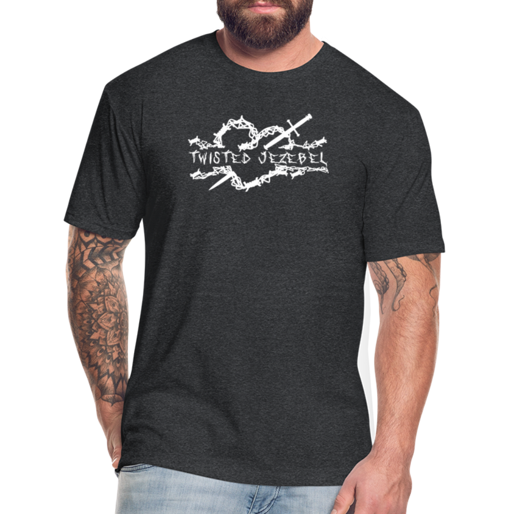 TJ Heart White - Tee - Twisted Jezebel