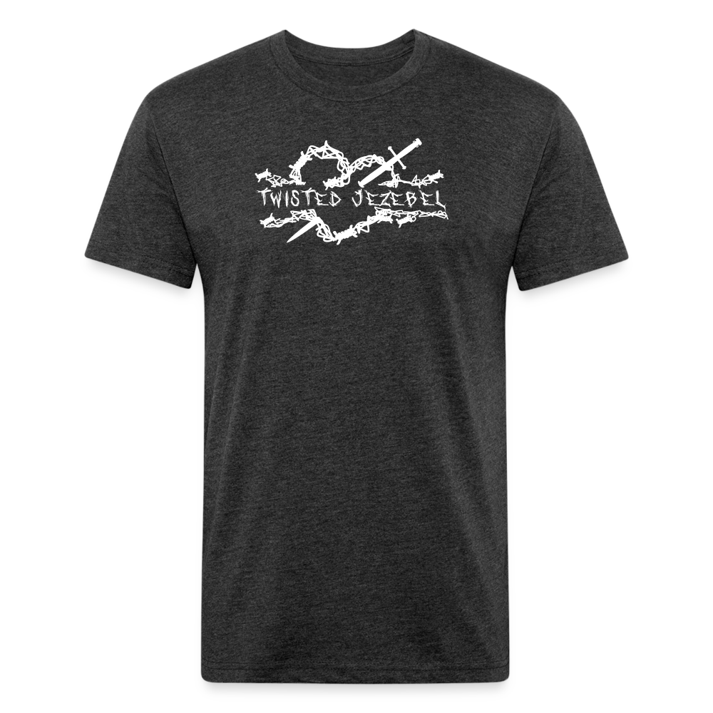 TJ Heart White - Tee - Twisted Jezebel