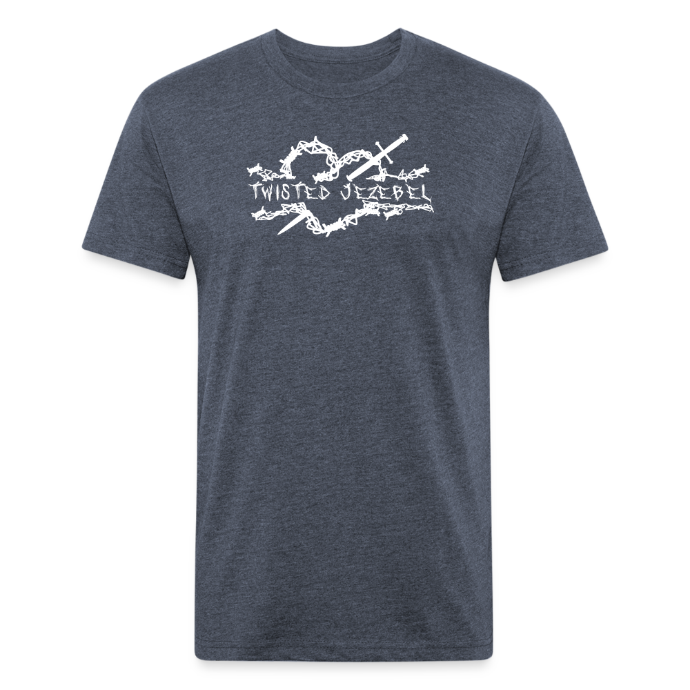 TJ Heart White - Tee - Twisted Jezebel