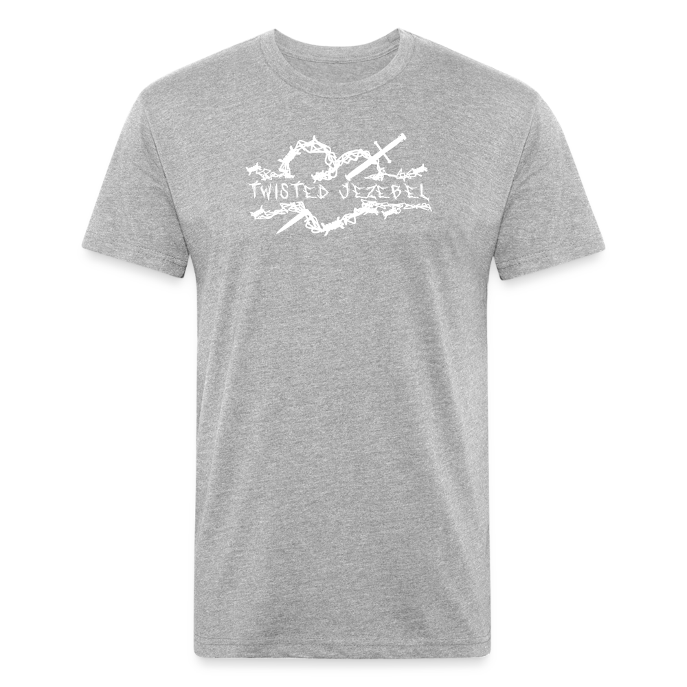 TJ Heart White - Tee - Twisted Jezebel