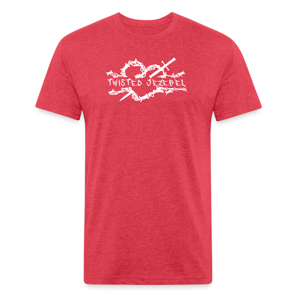 TJ Heart White - Tee - Twisted Jezebel