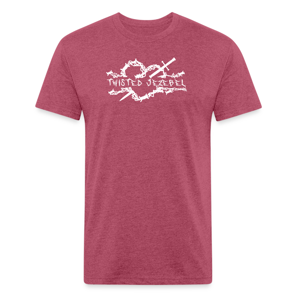 TJ Heart White - Tee - Twisted Jezebel