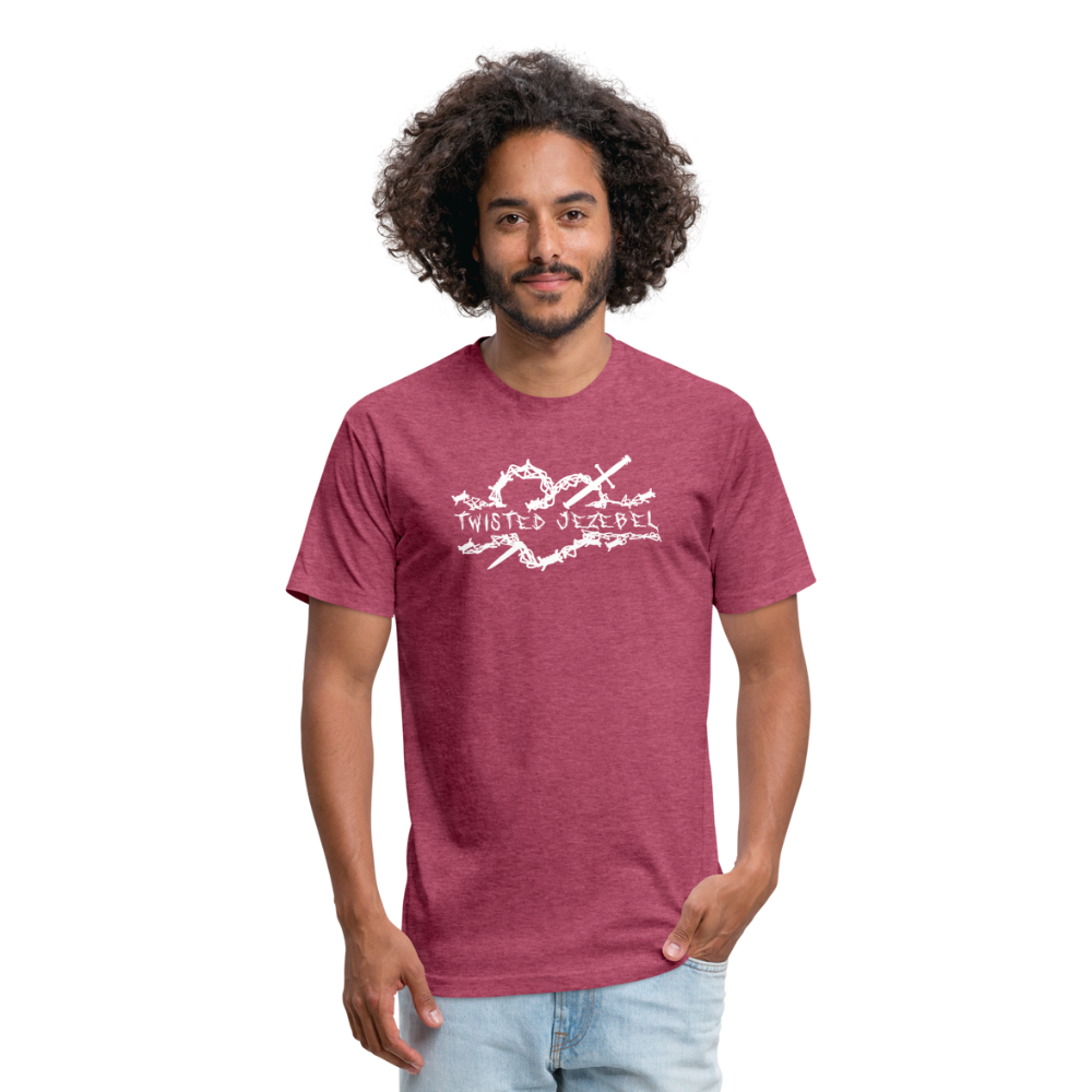 TJ Heart White - Tee - Twisted Jezebel