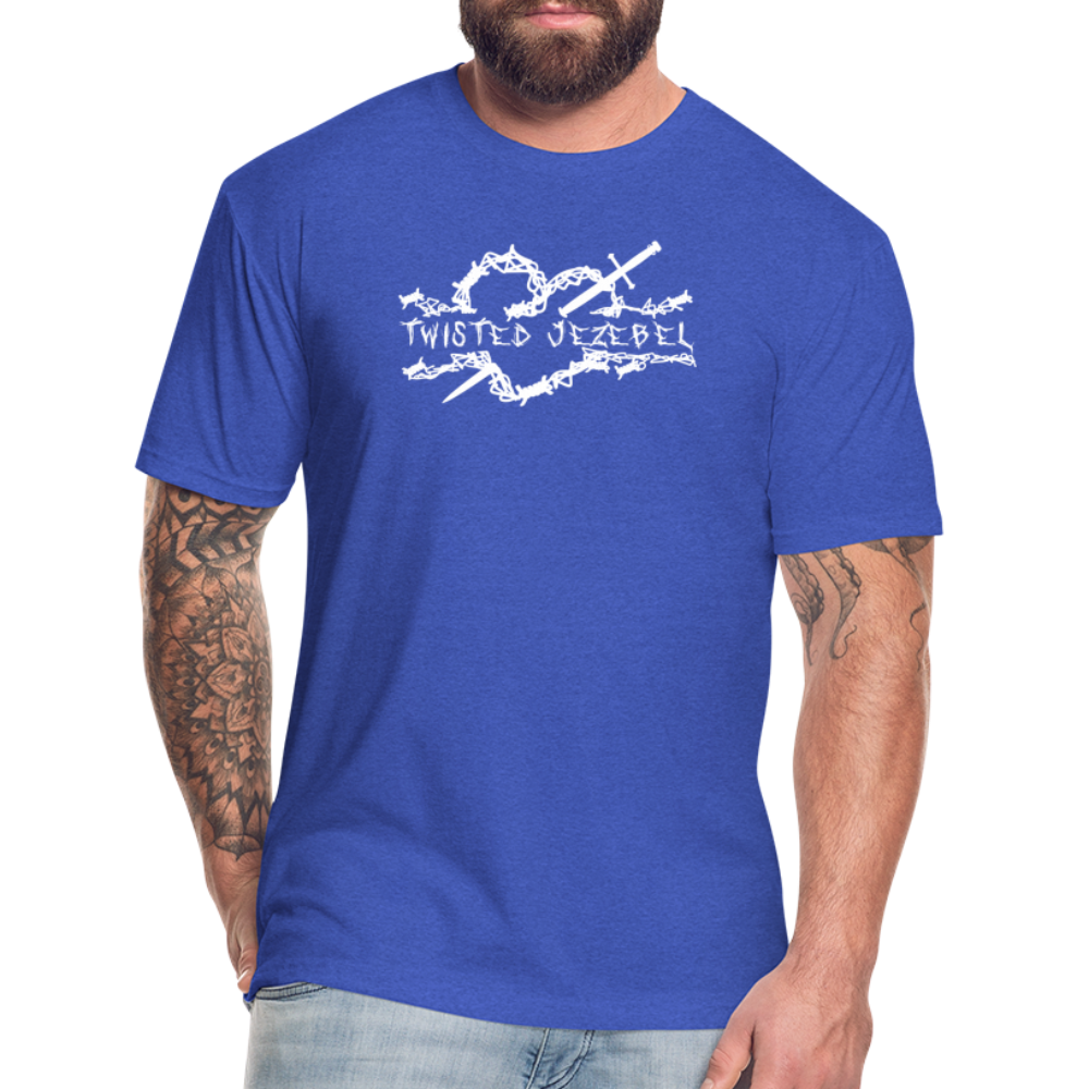 TJ Heart White - Tee - Twisted Jezebel