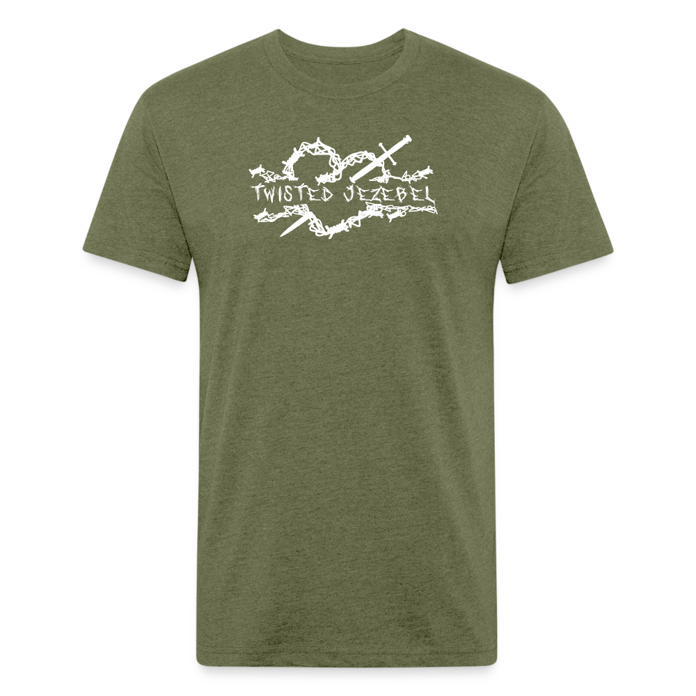 TJ Heart White - Tee - Twisted Jezebel