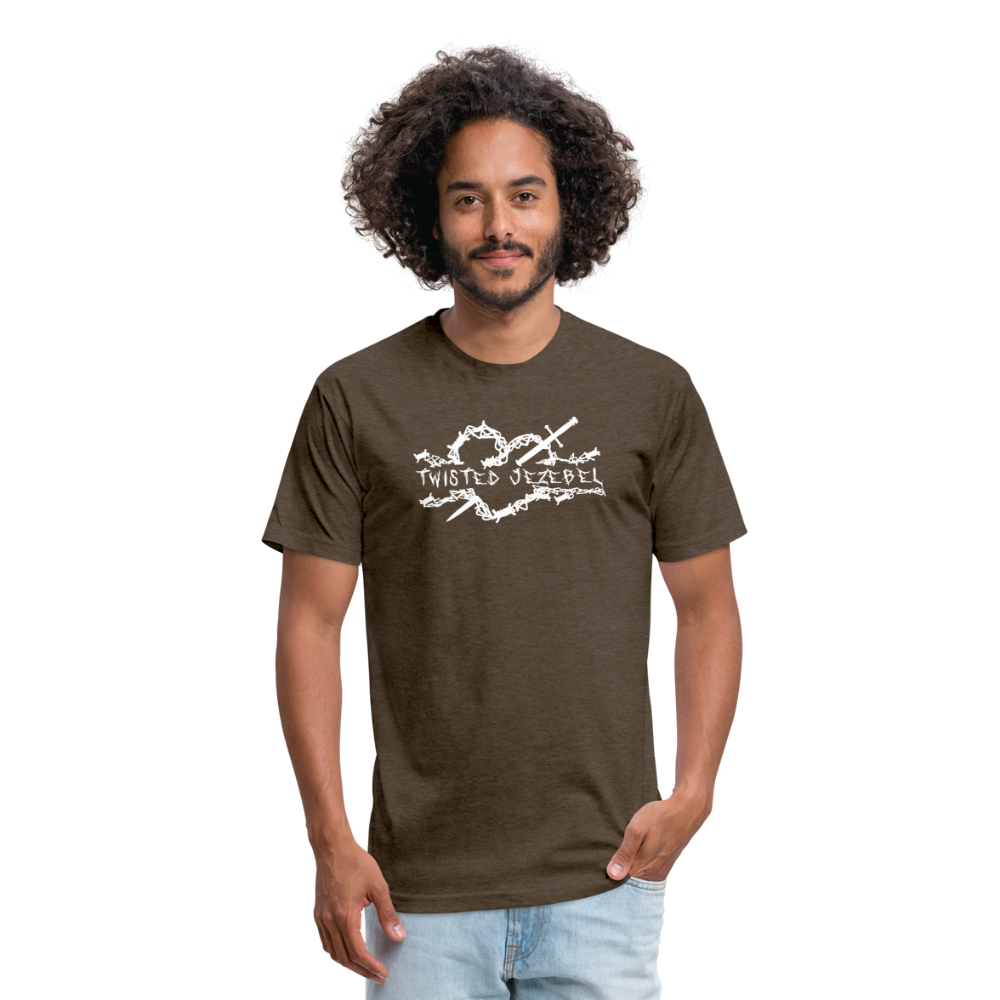 TJ Heart White - Tee - Twisted Jezebel