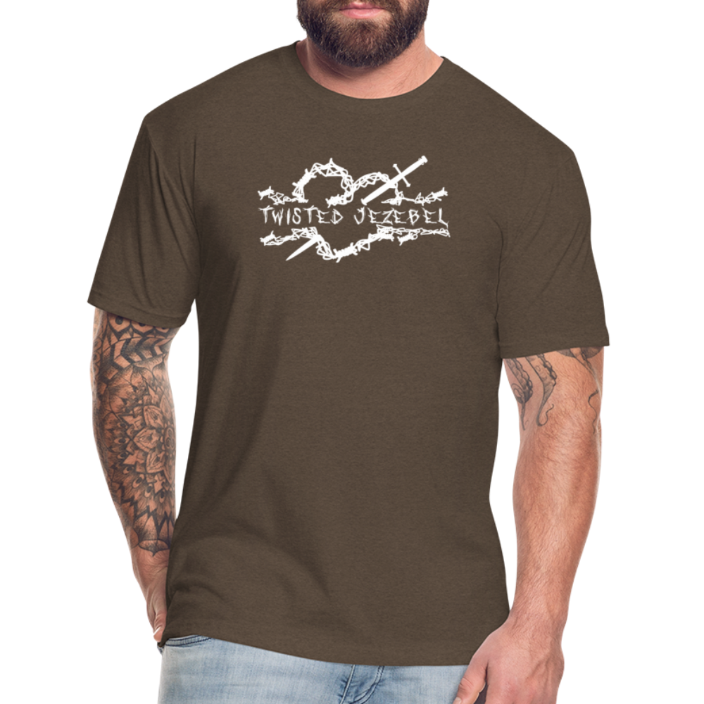 TJ Heart White - Tee - Twisted Jezebel