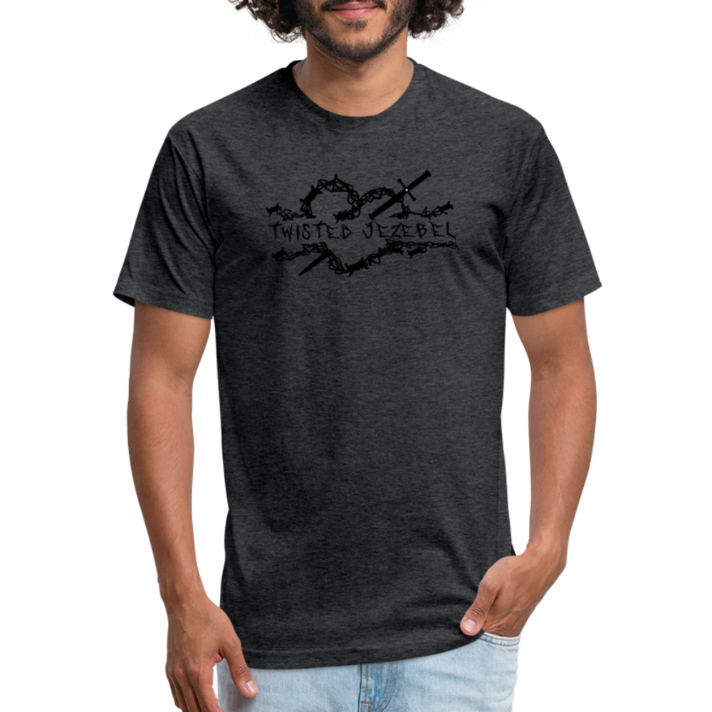 TJ Heart Black - Tee - Twisted Jezebel