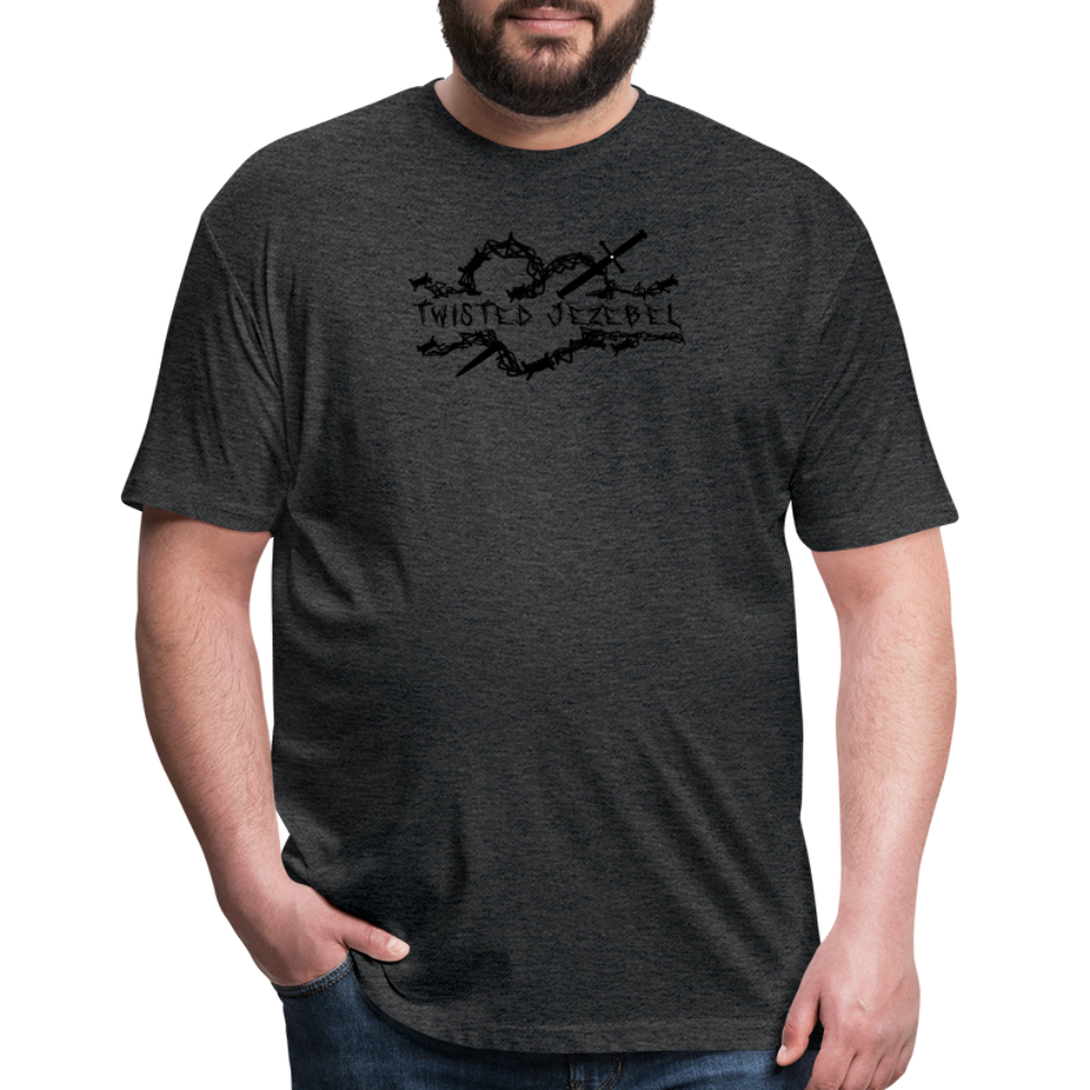 TJ Heart Black - Tee - Twisted Jezebel