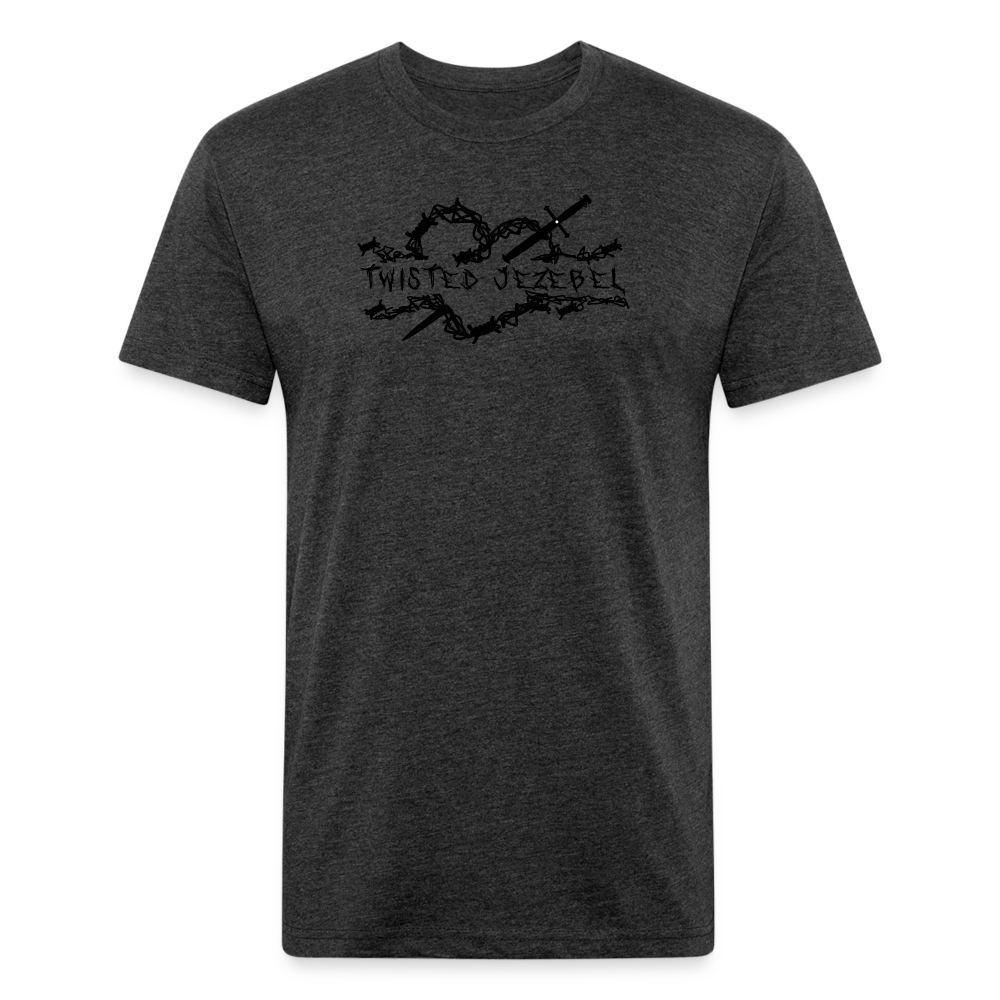 TJ Heart Black - Tee - Twisted Jezebel