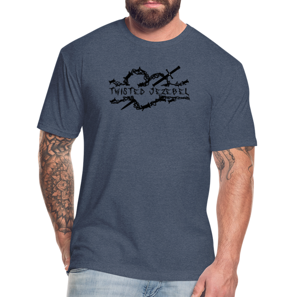 TJ Heart Black - Tee - Twisted Jezebel