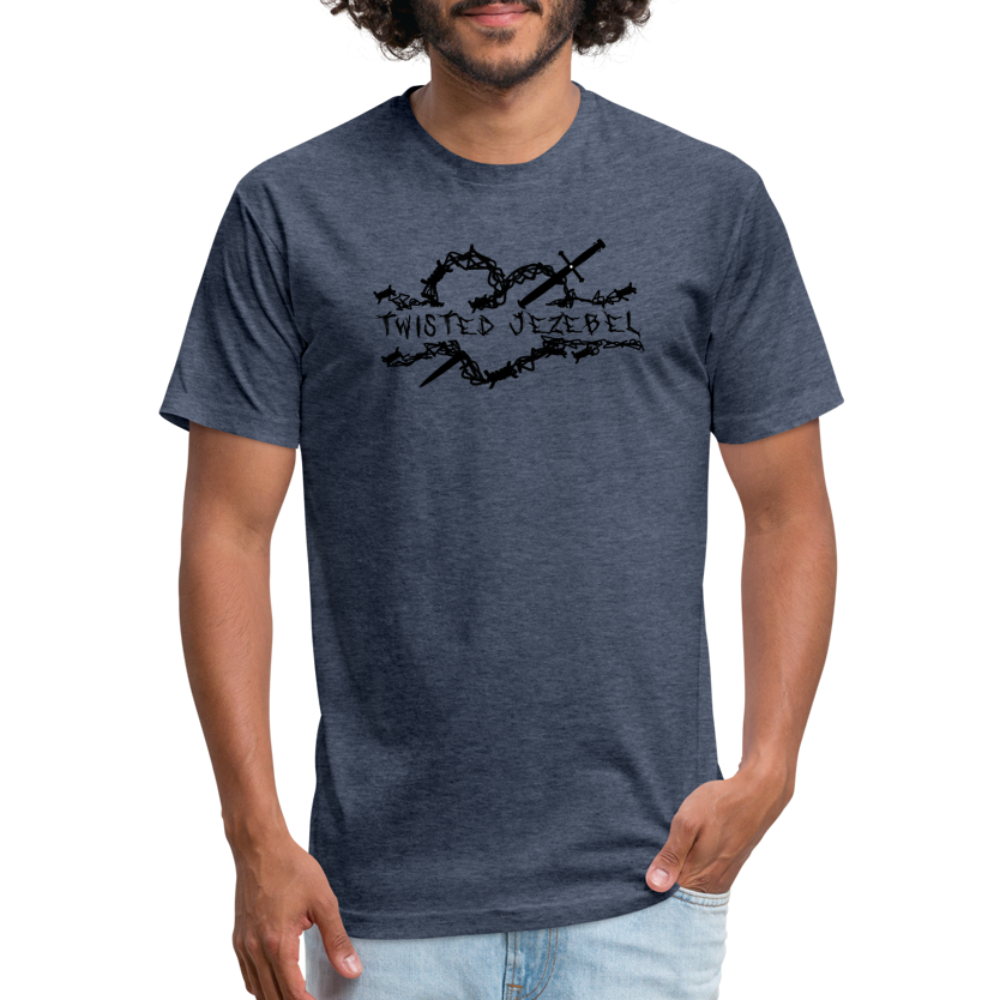 TJ Heart Black - Tee - Twisted Jezebel